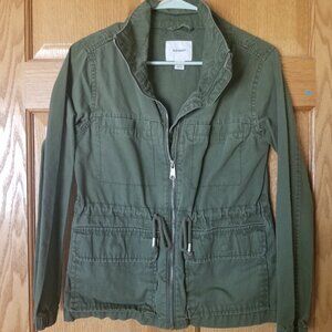 Old Navy Green Cinch Waist Utility Jacket